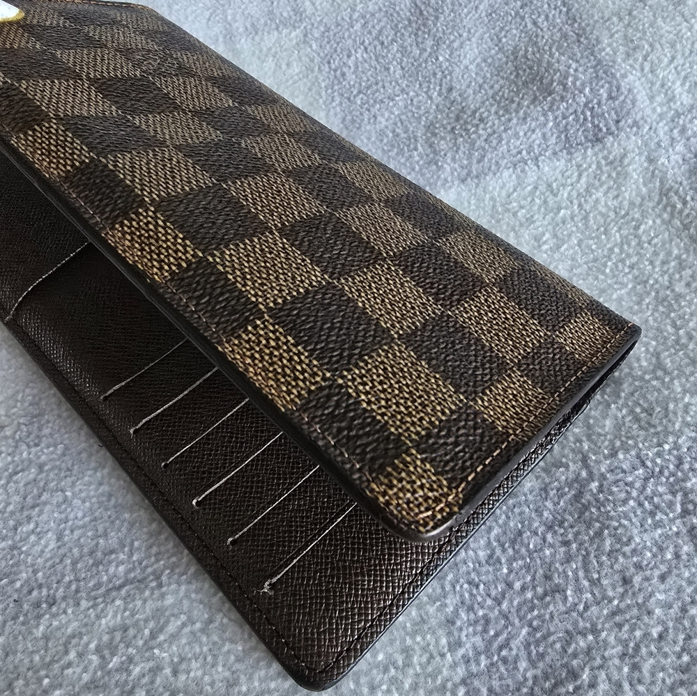 Louis Vuitton Brown Damier Ebene Brazza Wallet - Picture 3 of 11